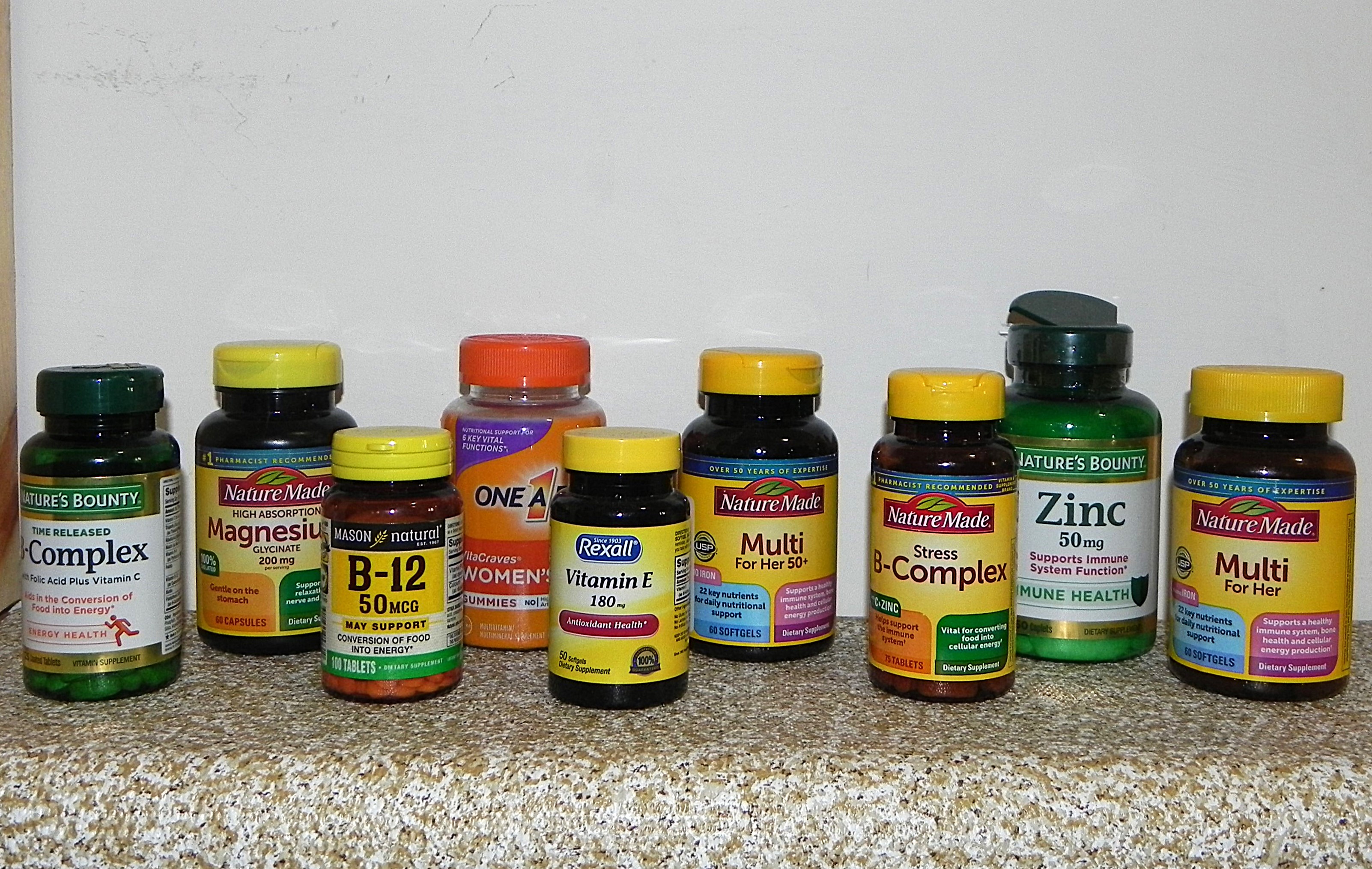 Objects, Vitamins, Variety